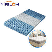 China manufacturer 3 zone coil pocket spring mattress